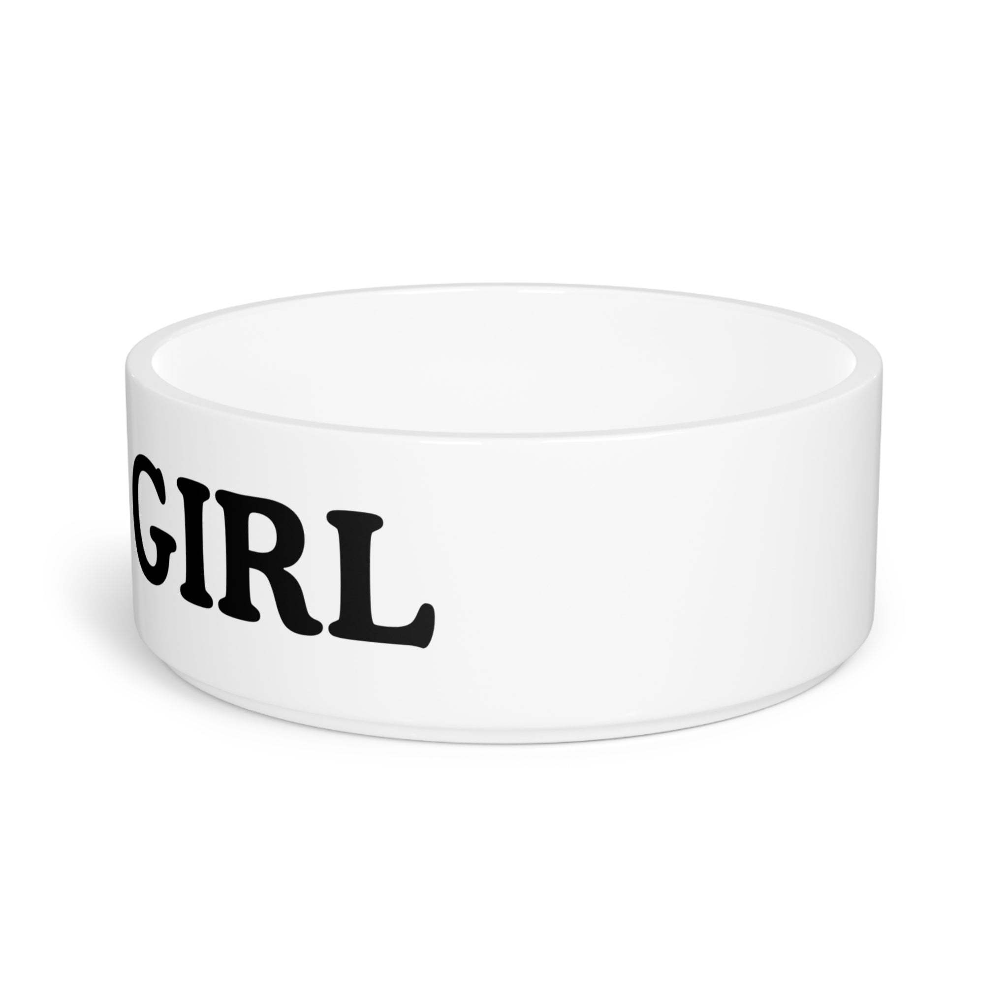White wristband with 'GIRL' text on a white background